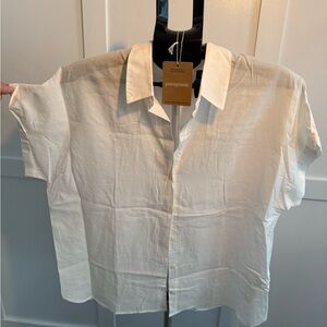 Patagonia Cream Button-Up Shirt